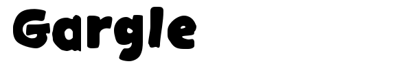 Gargle font preview
